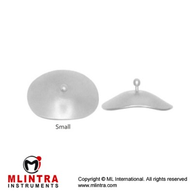 Scleral Shield Small (Pair) Stainless Steel, Blade Width 20 x 28 mm